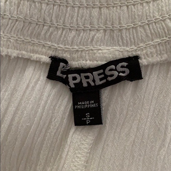 Express - white off the shoulder dress - Picture 2 of 3